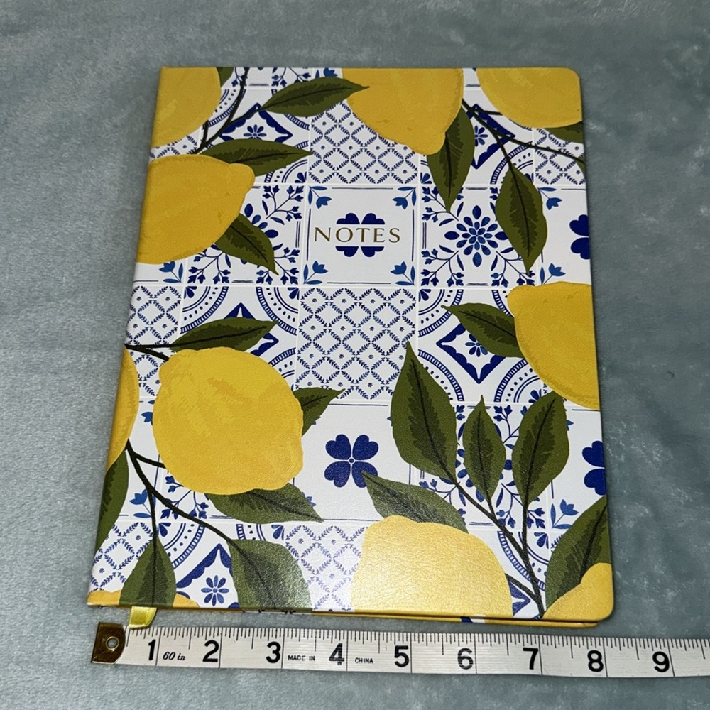 Gooseberry Moon Lemon Patterned Notes Journal - Picture 3 of 9